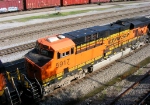 BNSF 5917 as 2nd unit in empty unit coal train 